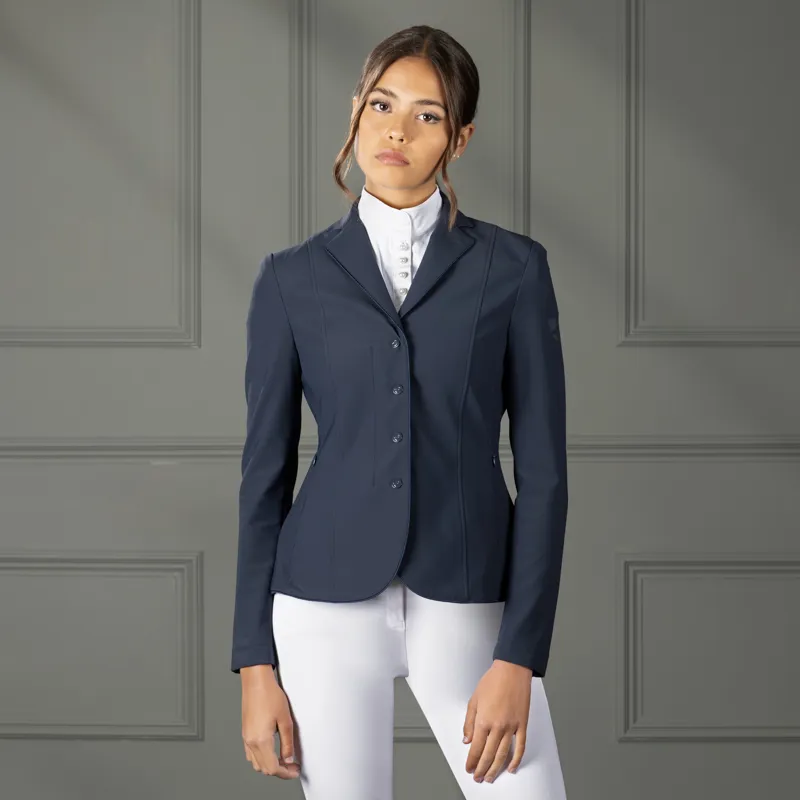 Shires Aubrion Ladies Stafford Show Jacket - Navy-2